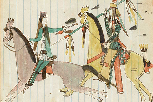 Donald Ellis Gallery Loans Ledger Art to the Drawing Center